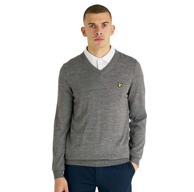 

Lyle & Scott Свитер с V-образным вырезом Tonal Eagle L