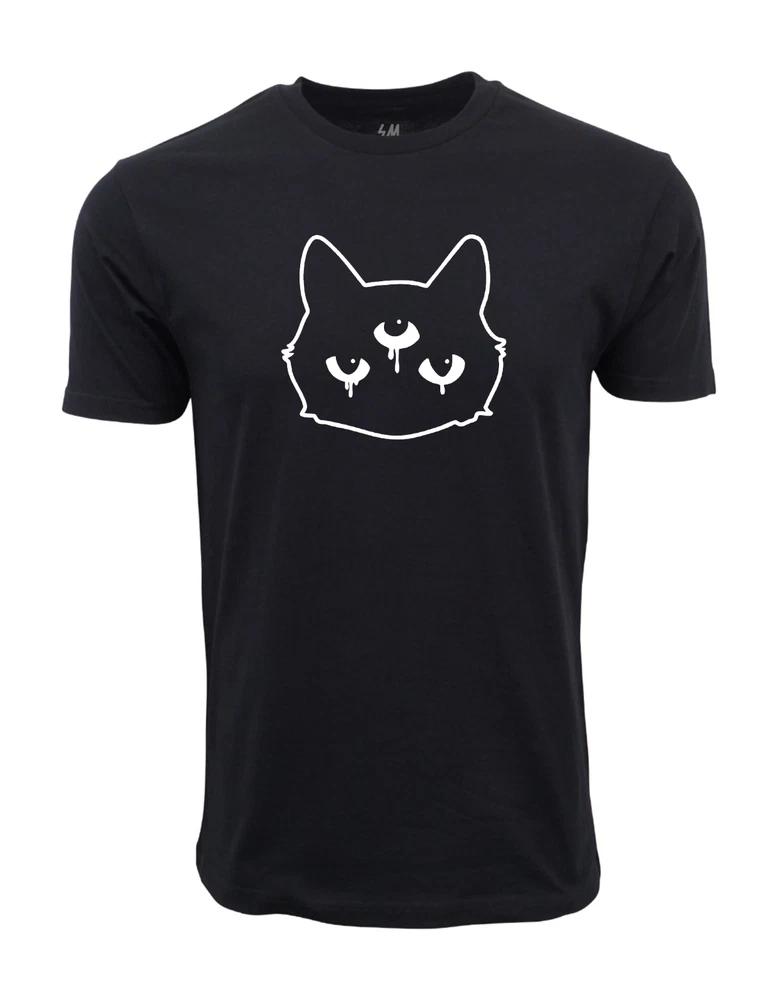3 Eyed Cat Graphic T Shirt S
