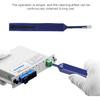 Mugast 1.25MM Cleaner, Fiber Optic Cleaning Pen for LC/MU Connectors, 95% Cleanliness, Blue