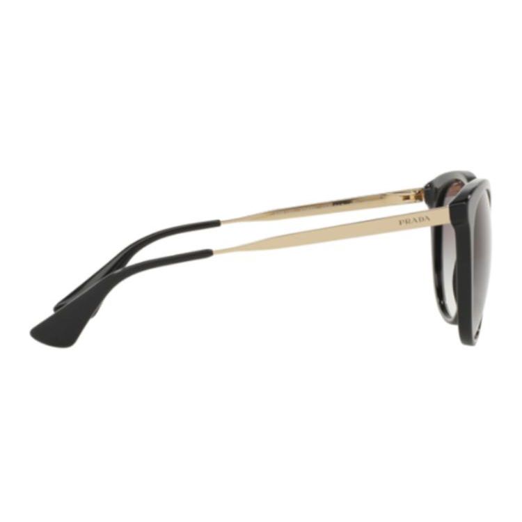 Prada Color Block Design Oval Sunglasses Women sunglasses Black PR17SSF