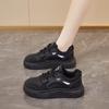 fashion 2024 Autumn Fashion New Women's Comfortable Lace-up Non-slip Solid Color Sneakers