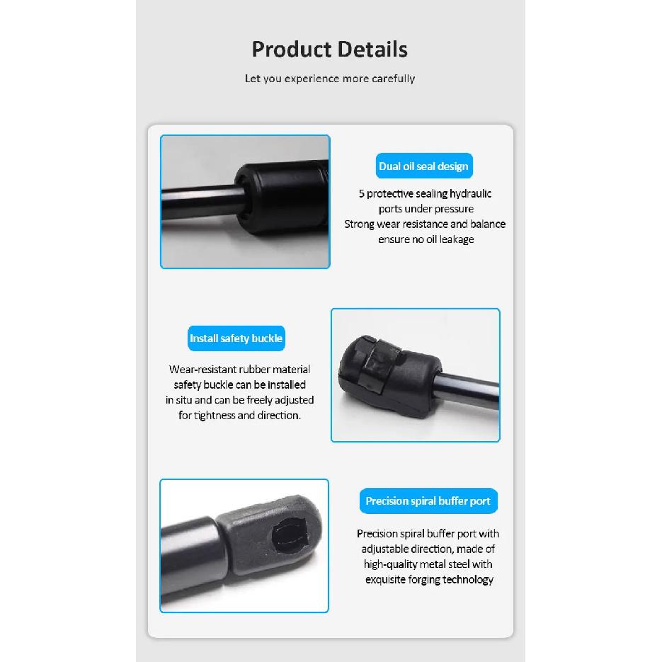 For Hyundai Tucson Accessories LM IX35 2010~2015 Car Trunk Gas Strut Shock Strut Lift Supports Car Accessories Hydraulic Rod
