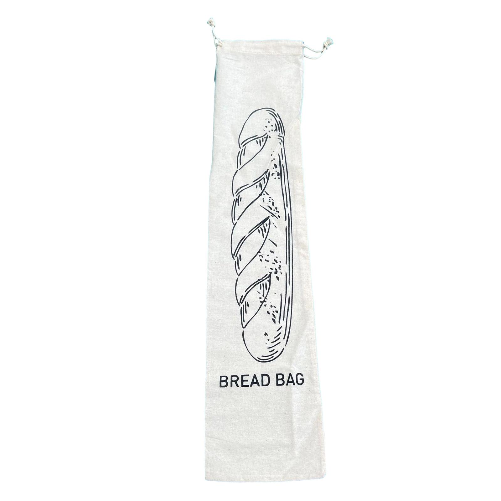 

Practical Drawstring Linen Bread Bags Sustainable and Breathable Packaging Pouch Perfect for Bread Fruits and Snacks D