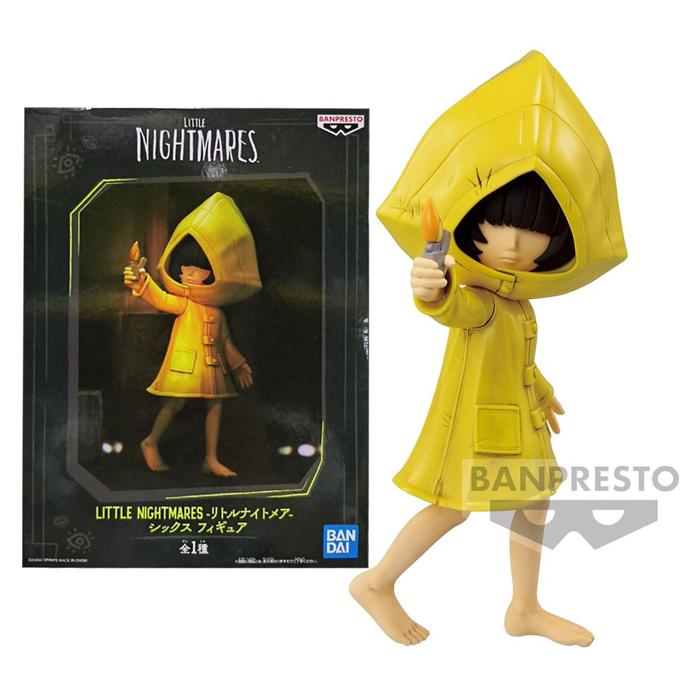 17CM Anime Gam Little Nightmares Six Figure Yellow Raincoat Dress Up Model mono Toy Doll Standing Position Aciton Figure PVC