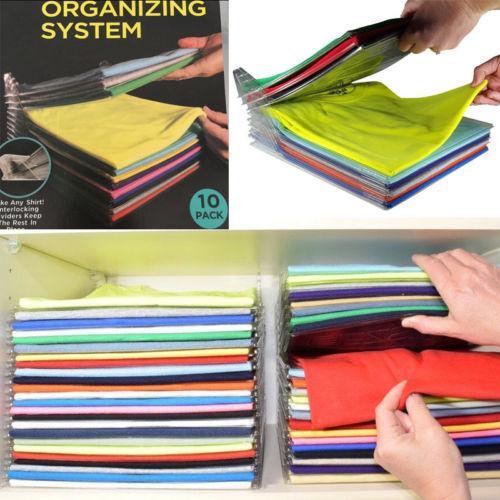 Dorganisateur Système Vêtements Classeur Bureau 10 Tiroirs Voyage Maison Ezstax