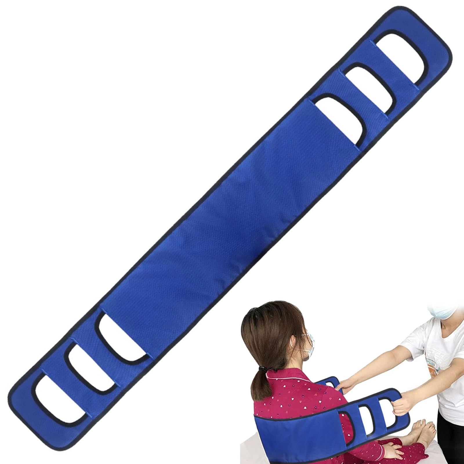 Пояс для ухода Archnote, Удобное средство для ухода, Опора для вставания, Пояс для ухода, Помощь при вставании, Передаточный пояс, Синий