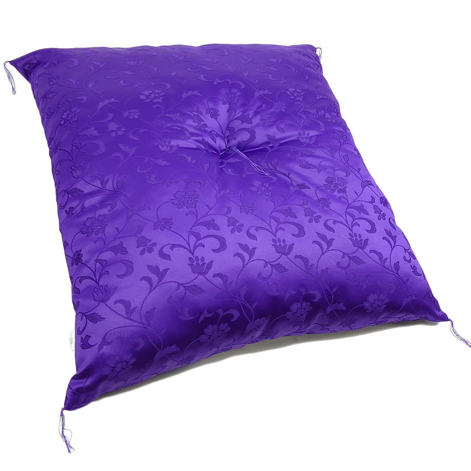 

Urushi Product Japanese-Made Buddhist Cushion for Memorial Services (68 x 63 cm), Standard Size, Purple, 1 Piece