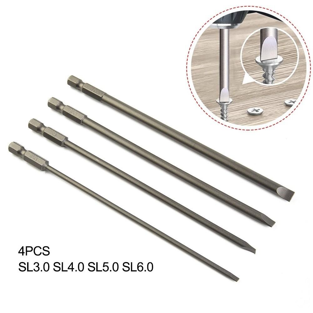 150mm Long Screwdriver Bit Electric Flat Head Manual