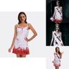 Halloween Ghost Bride Costume With Shoulder Straps And Handheld Bouquet For Cosplay And Party Events