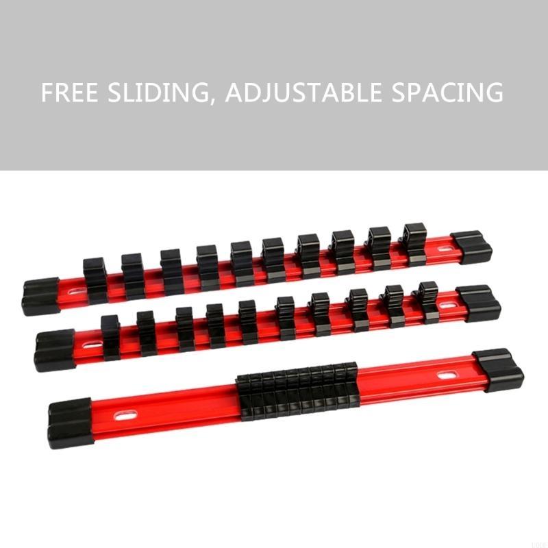 Adjustable Socket Rack Multi Function Storage Holder for Tool Management