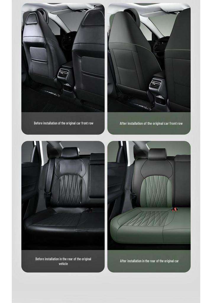 Perforated Leather Sports Car Seat Cushion, Qiyuan A05, All-Season Model, One-Piece Design.
