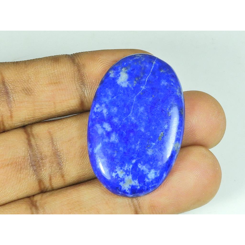 25X39X06 MM Natural Lapis Lazuli Oval Shape Cabochon Loose Gemstone 69Cts. SY-531