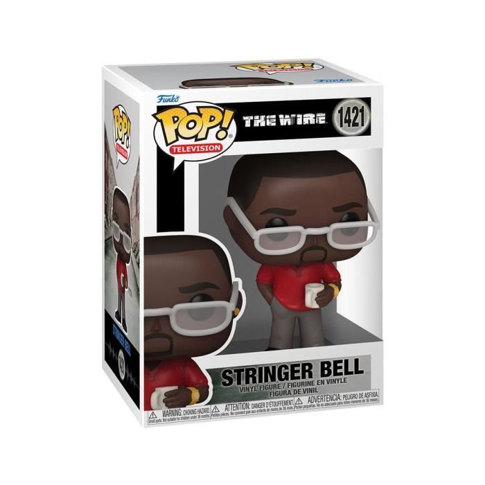 Figurine pop! - funko - the wire - modèle stringer - 9 cm - noir