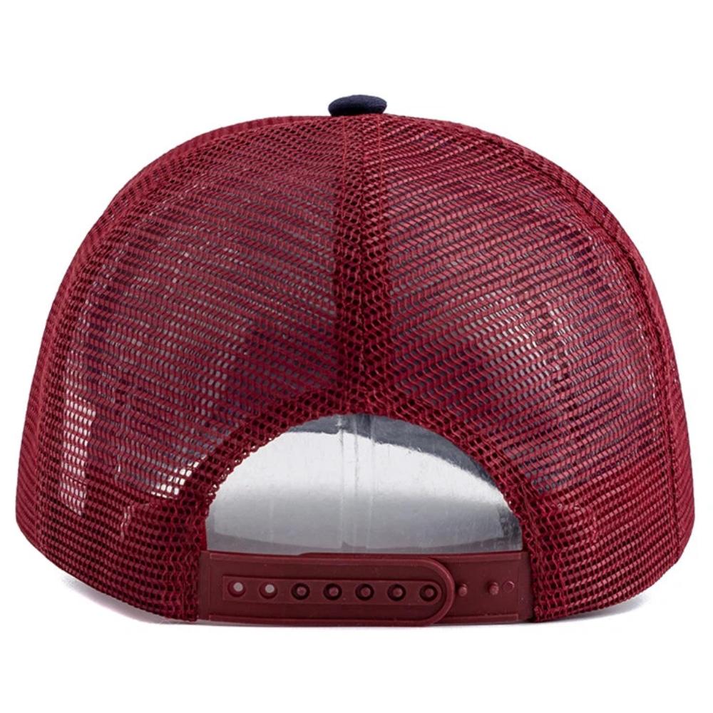 Unisex Geborduurde Trucker Pet Mesh Baseballpet Zomer Buiten Zonbescherming Trend Pet Pet Voor Mannen Vrouwen