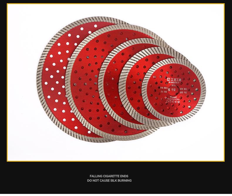 Multi-functional Corrugated Sheet Diamond Tile Cutting Blade for Angle Grinders