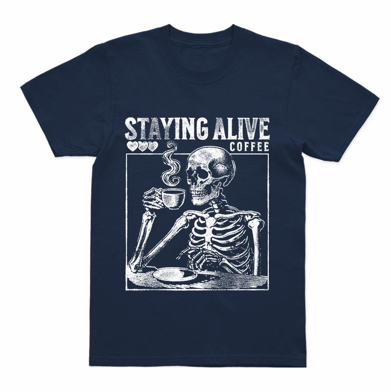 Coolmind U0020-T2 Skull Exclusive Graphic Men Tshirt Big Size Cool T Shirt Men Unisex Tee Shirts Tops