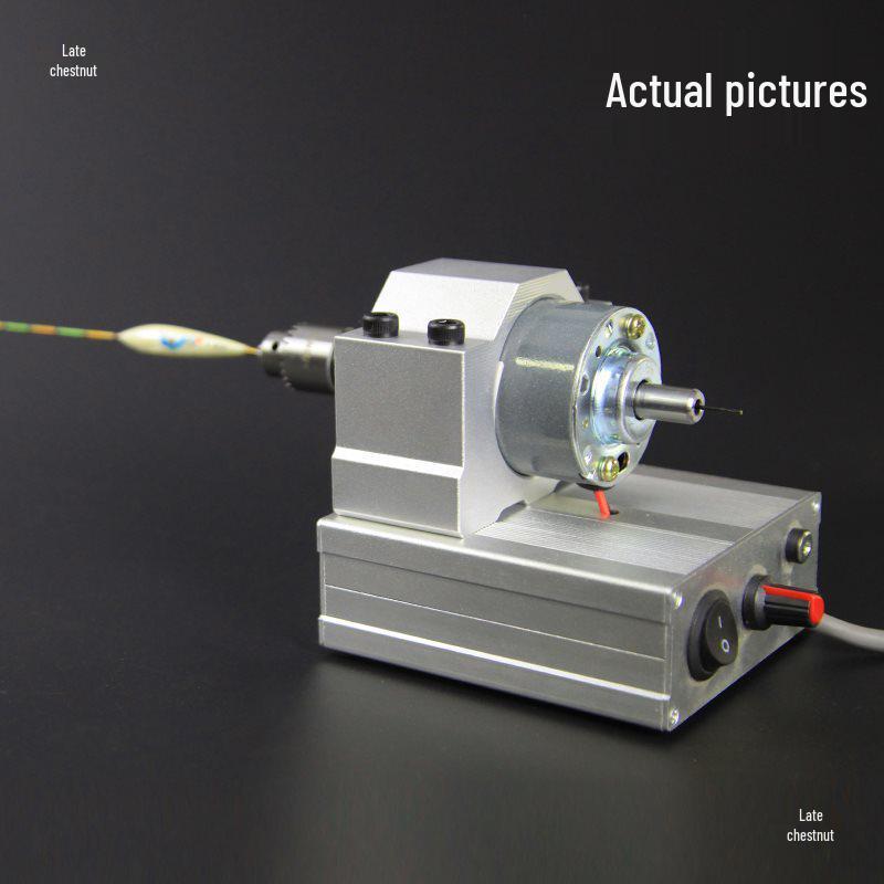 DIY Fishing Float Tail Painting & Polishing Lathe Machine