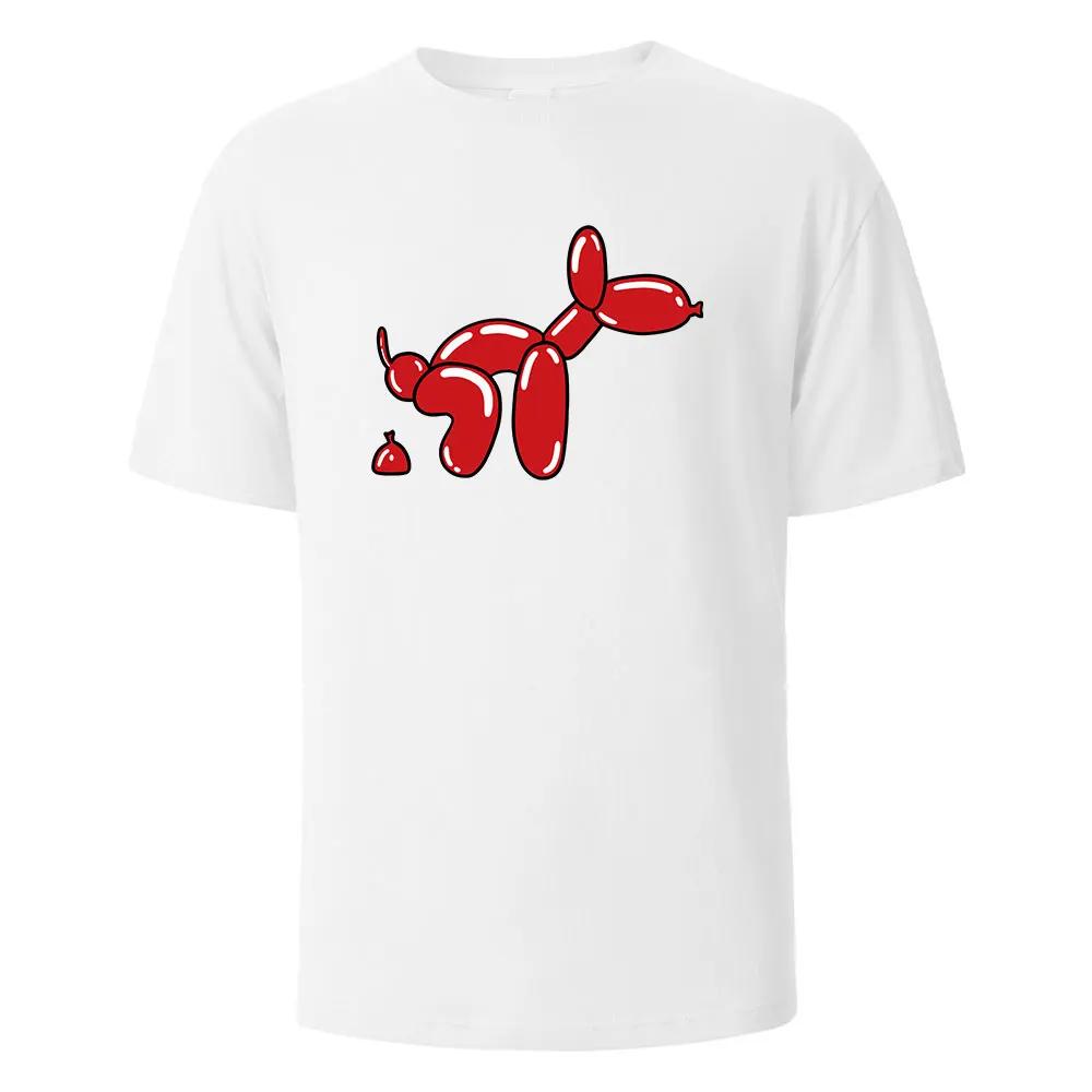 

Mens Printed TShirt Balloon Dog Funny Graphic Shortsleeved Tees For Men Women Summer Fashion Casual Tops 4XL