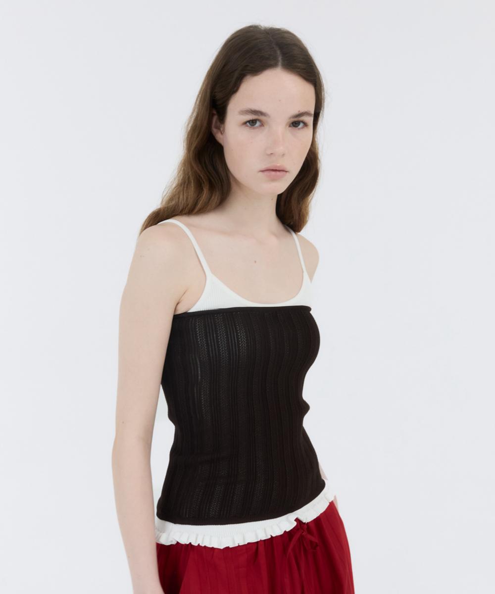 Gbh Apparel Crochet Tube Top / Brown Brown/Free