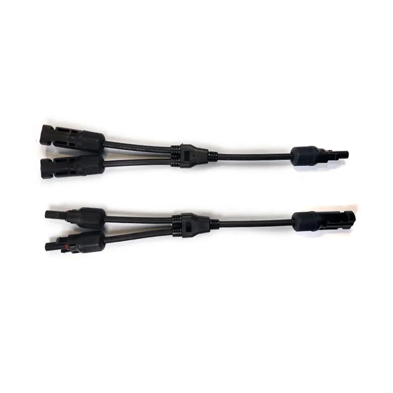 1/5/20/100 Sets Photovoltaic Solar Connector 1000V 30A Male Female 3-Way 4-Way 5-Way Plug DC PV Y Type 1 To 2/3/4 Adapter