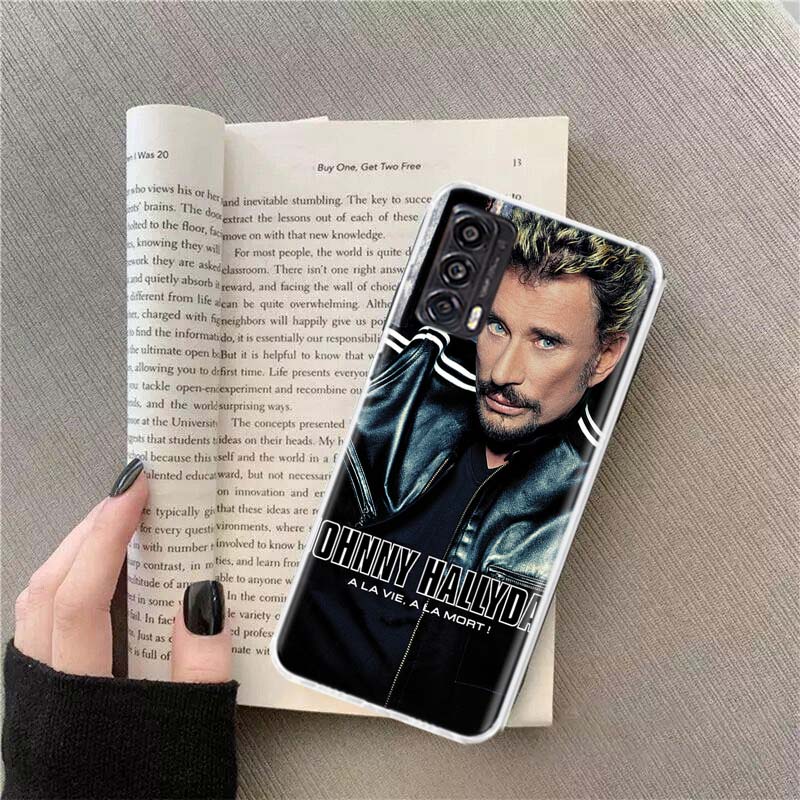 Johnny Hallyday Music Black Phone Case For Xiaomi Redmi Note 14 Pro 12 Plus 12S 10 11 Pro 4G 5G 9T 9S 8T 10S 11T 11S 11E 9 8 Coq