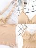 Women's Maternity Nursing Tank Tops Breastfeeding Tops Ruched Maternity Nursing Cami with Build In Shelf Bra
