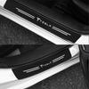 Car Threshold Strip Stickers Auto Door Sill Anti-Scratch Protector Sticker Accessories For Tesla Model 3 Y S Roadster Cybertruck