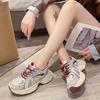 Super Fire Thick-soled Dad Shoes Increase In Popularity 2025 New Spring Versatile Niche Casual Sports Shoes