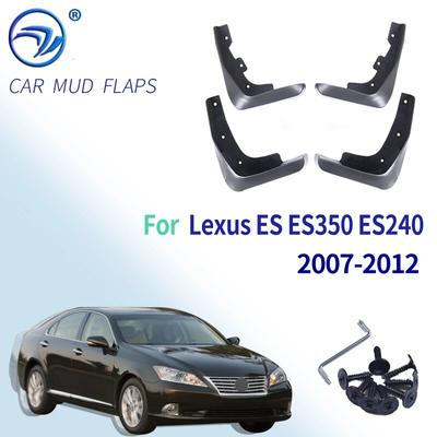 For Lexus ES ES350 ES240 2007-2012 Mudflaps Splash Guards Front Rear Mud Flap Mudguards Fender 2008 2009 2010 2011 Set Mud Flaps