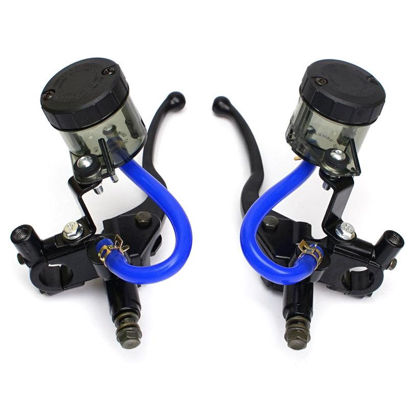 Universal 22mm 7/8 Motorcycle Hydraulic Brake Master Cylinder Clutch Reservoir Levers Motocross for Honda Yamaha Suzuki Kawasaki