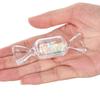 WTEMPO Transparent Creative Small Gifts Packaging Boxes with Lids Sturdy Mini Plastic Boxes In The Shape of Small Candies Festive Decor Clear Boxes
