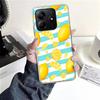 Sommerfrüchte Zitrone Weiche Handyhülle Für Xiaomi Redmi Note 15 14 14S 13 12 Pro Plus 12S 11 11S 11E 10 10S 11T 5G Hüllen Coque Rot