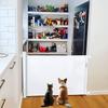 Retractable Baby Gate for Stairs, Extendable Safety Gate with Dual Lock System, Pet Gates for Doorways, Hardware