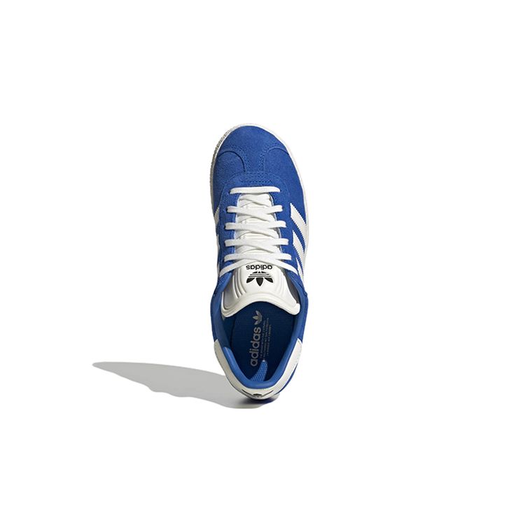 Adidas Originals Gazelle Series J Comfortable Low-Top Kids Skate Shoes Kids Sneakers Blue White GY6574