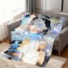 singer r-rosalia Lux Berghain fashion cool soft warm plush blanket dorm sofa living room pet hogar bedroom gift nap home Flannel