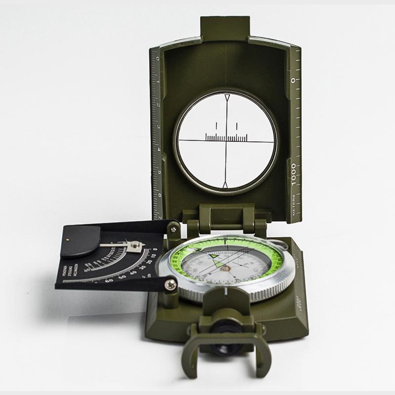 Military Compass Outdoor Survival Gear Digital Camping Navigation Equipment for Hiking Geological Adventures Gadgets