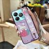 Waterproof Wristband Phone Case For ZTE Blade A75 4G/Z2359 Anti-dust Kickstand Durable Dirt-resistant Phone Holder Cute