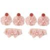 2Set Korean Style Baby Headband Socks Set Lace Bow Elastic Hair Band Anti Slip Socks  0-12 Months