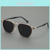 Vintage Square Metal Sunglasses For Men With Uv400 Protection For Outdoor Fishing And Travel