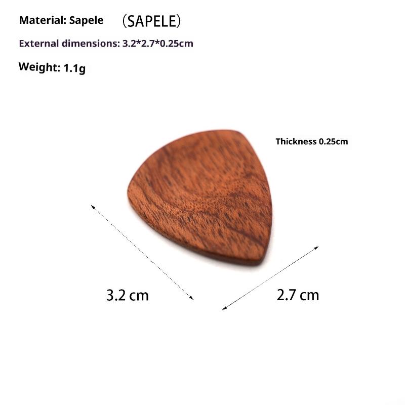 Pick Storage Box Plectrum For Acoustic Guitar Plectrums Electric Wood Picks Solid Unique