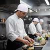 Căciulă de bucătar pentru bărbați și femei Personal restaurant Bandă reglabilă pentru legat Șapcă de gătit Material respirabil amestec de bumbac pentru japonezi