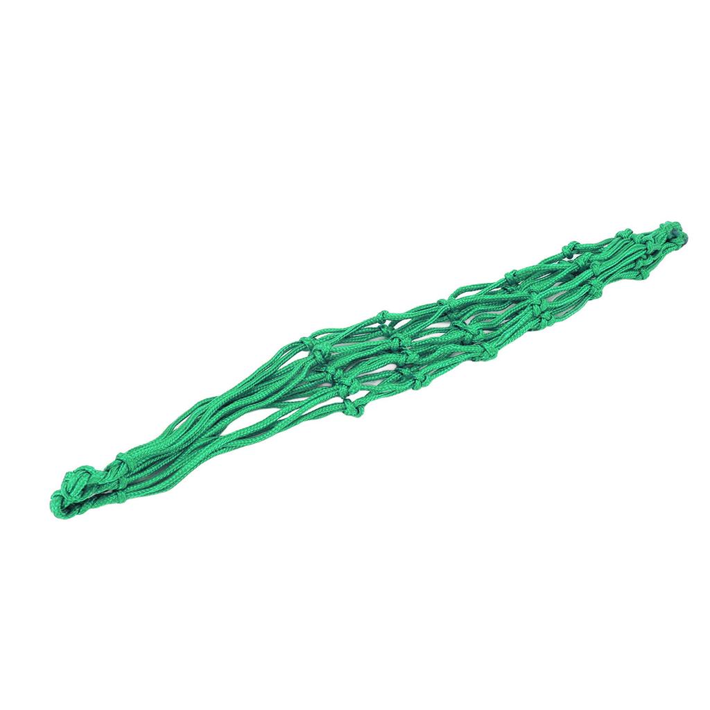 Chicken Vegetable String Bag Large Space Fruit Holder Poultry Feeding Mesh Bag with Hook for Duck Geese Green