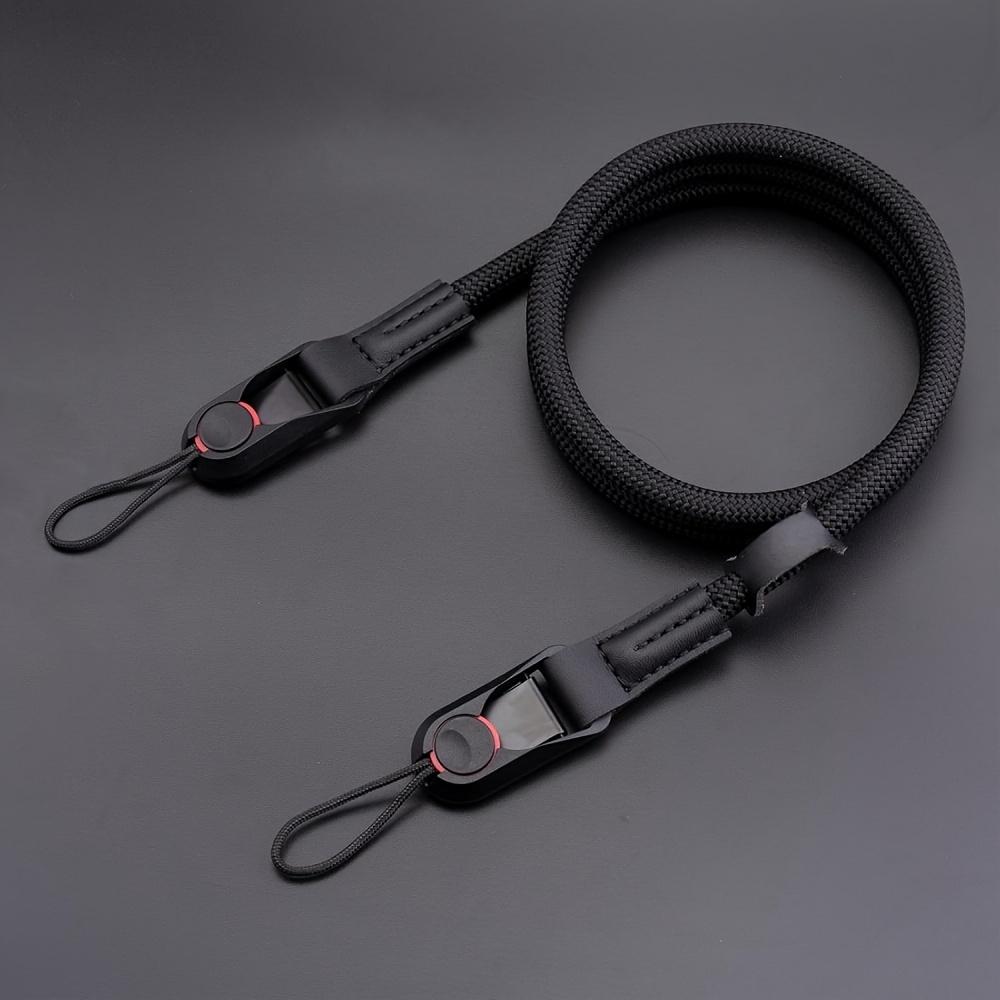 

Quick-Release Adjustable Camera Strap Durable Polyamide Climbing Rope for DSLR Mirrorless Cameras For Nikon Canon Sony Fuji чорний