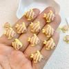 30Pcs New Cute Resin Cartoon Ocean Series Crab Turtle Octopus Flat Back Ornament Jewelry Making Manicure Hairwear Accessories