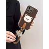 Applicable To IPhone15promax Mobile Phone Case Plush Bear Bracelet 13 Apple 16 Protective Case 14 Luxury