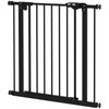 Adjustable Safety Gate W/ One Extensions, Four Adjustable Screws, Black