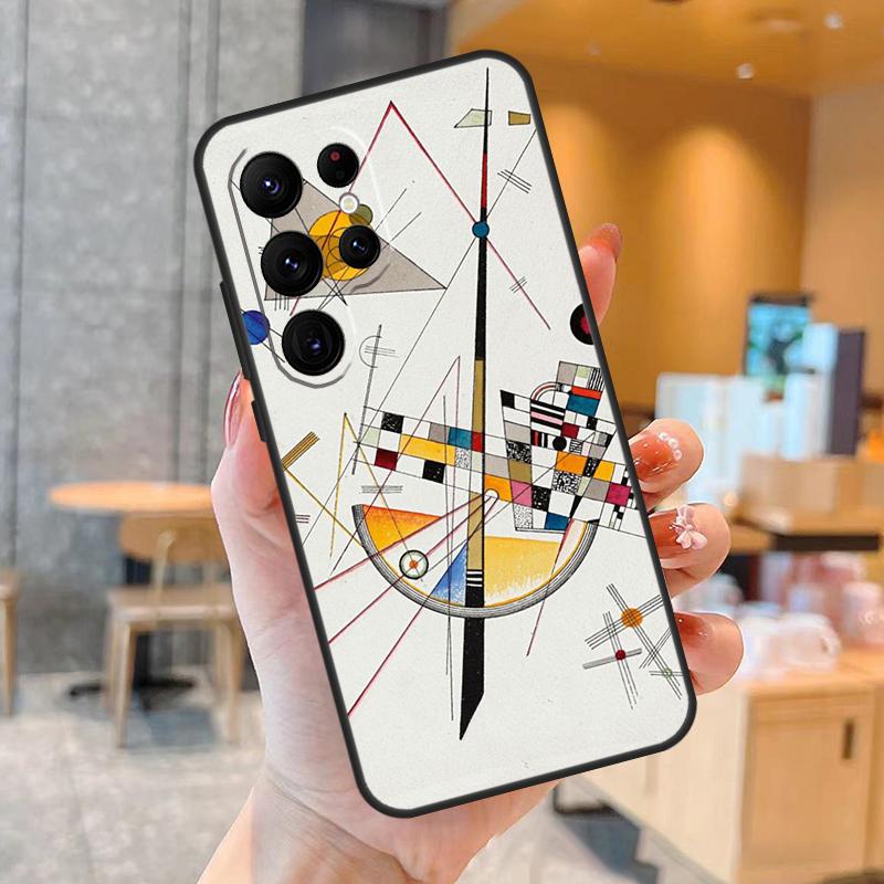 Wassily Kandinsky Abstract Phone Case For Samsung Galaxy S25 S23 S22 S21 S20 S24 Ultra S9 S10 Plus S25 FE Back Cover