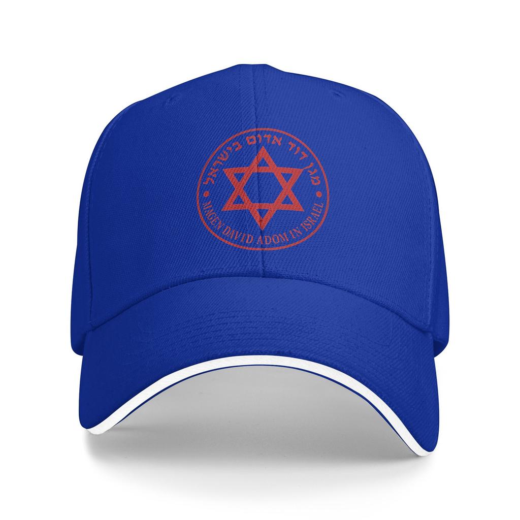 Fashion Magen David Adom Mda Golf Cap Men Women Snapback Hat  Outdoor Golf Adjustable Sun Hats