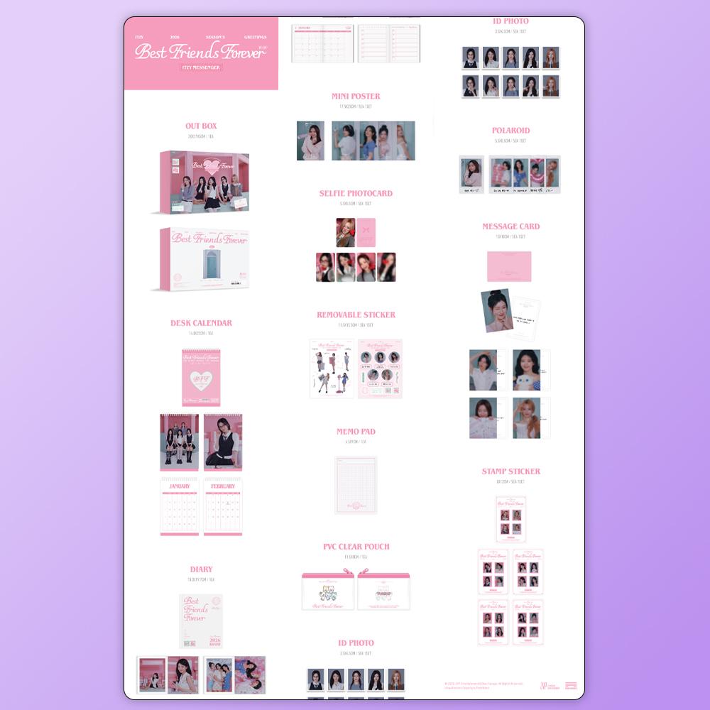 (POB) ITZY - 2026 SEASON'S GREETINGS Best Friends Forever