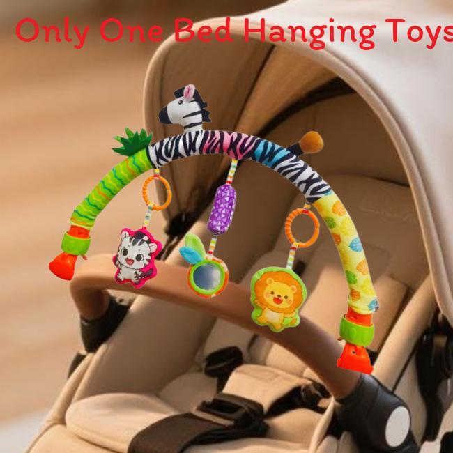 Baby Unicorn Teething Toy With Plush Material For Car Seat And Crib Decor